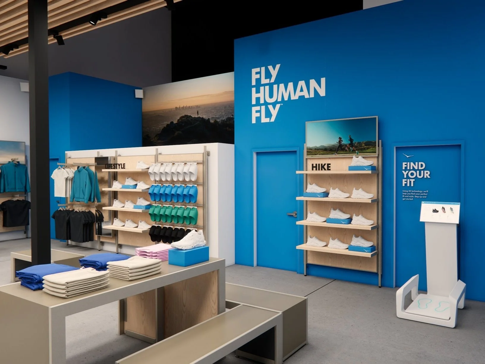 『POWER SHOP 2 NEW RETAIL DESIGN』 From Concept to Reality: HOKA Melrose Retail Store Design Case